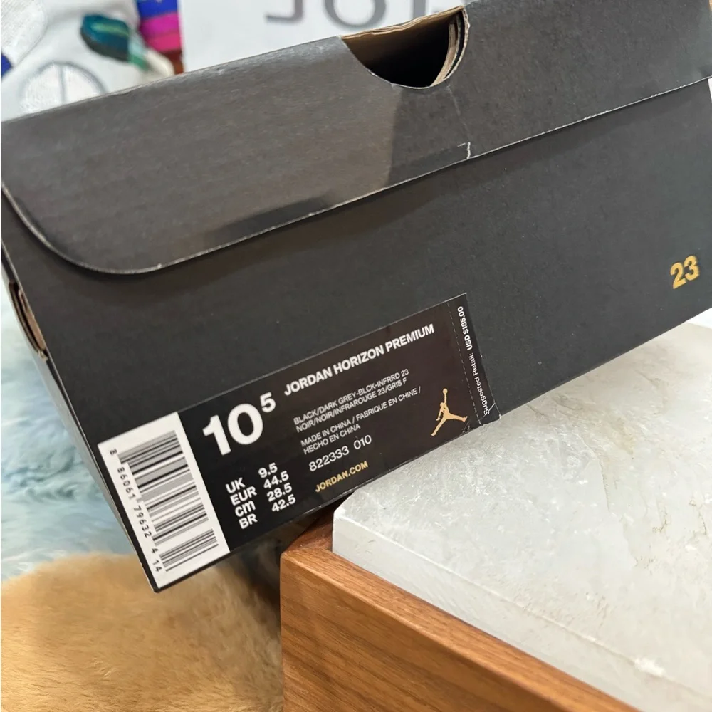 NIKE AIR JORDAN PREMIUM HORIZON BLACK “CROC” SZ 10.5 BRAND NEW 100% AUTHENTIC - Picture 10 of 10